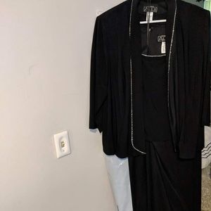 Black Evening Dress 2 Piece